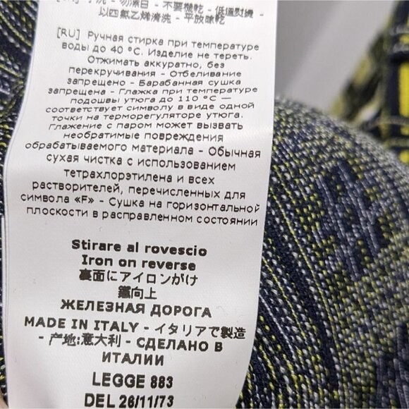 Neera 20:52 | Knit double breasted blazer in yellow check - Picture 7 of 9